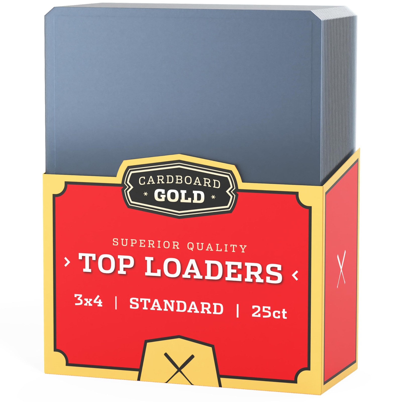 25 Count 35pt Top Loaders 3×4 Inch Hard Card Sleeves Protectors