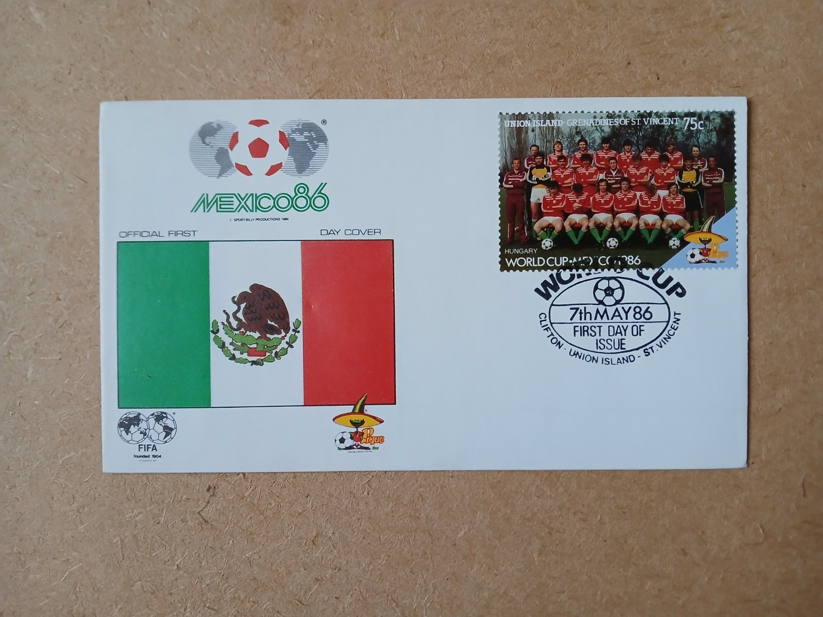 MEXICO 86 WORLD CUP FIRST DAY COMMEMORATIVE POSTAL COVERS x7