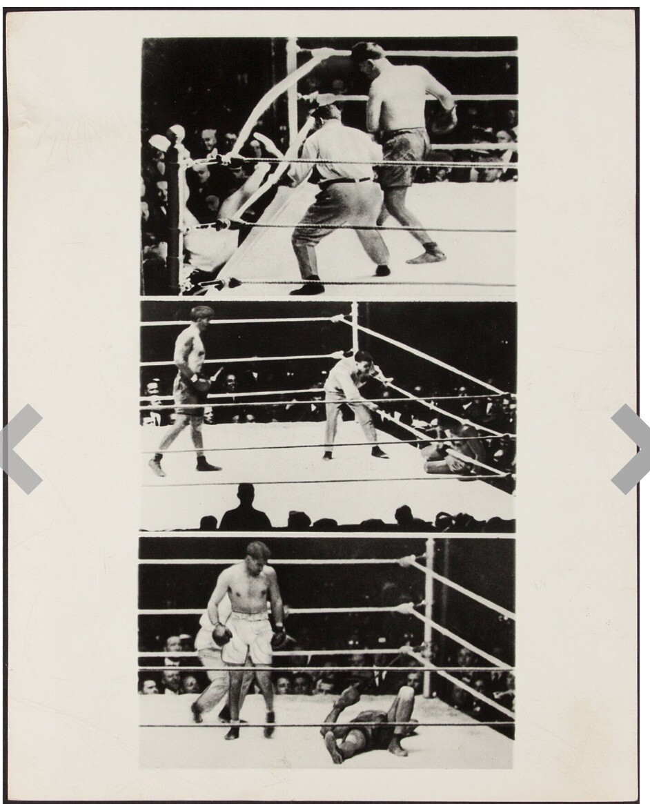 Jack Dempsey 1930 Original Photos Gene Tunney Heavyweight Champion Lot (5)