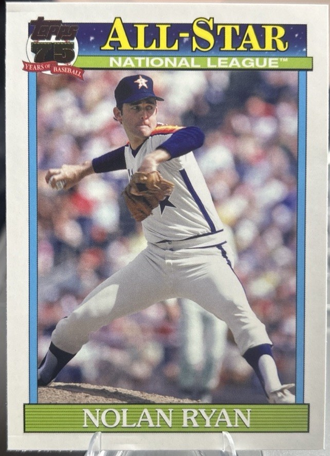 2026 Topps Series 2 Nolan Ryan #91AS-19 1991 Topps All-Stars Insert SP