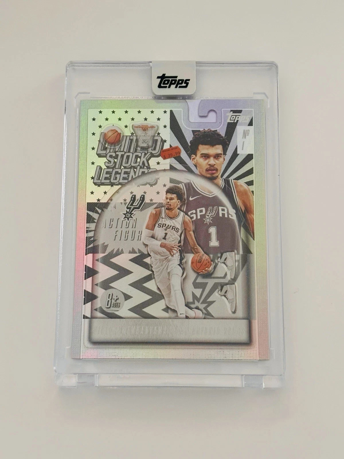 Victor Wembanyama RARE Refractor Investment Card Topps MINT ENCASED