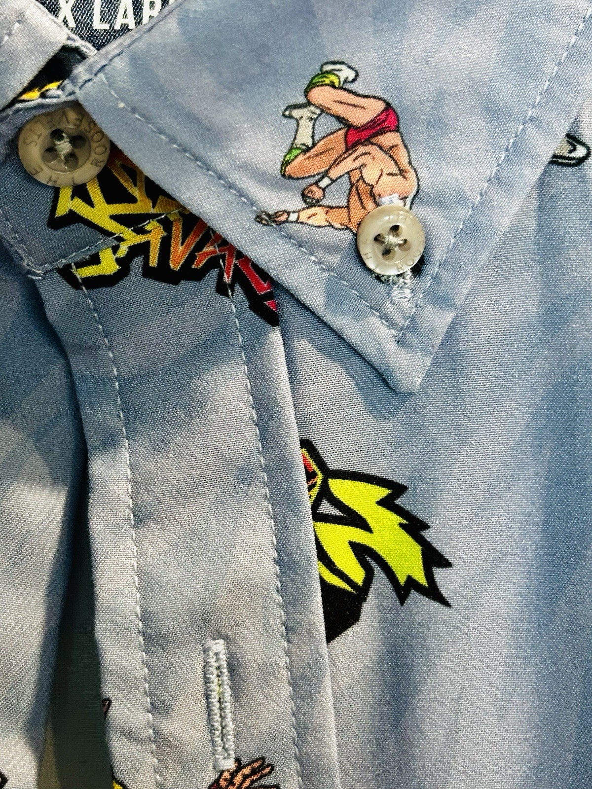 RSVLTS x WWE Legends x Macho Man Randy Savage Button Down Kunuflex XL See Below