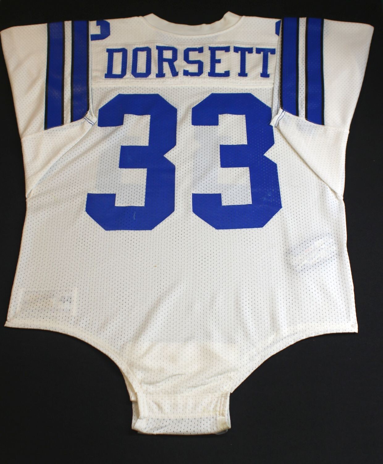 Tony Dorsett Televised Game Worn Jersey 8/17/85 w/Crotch Flap Grey Flannel COA