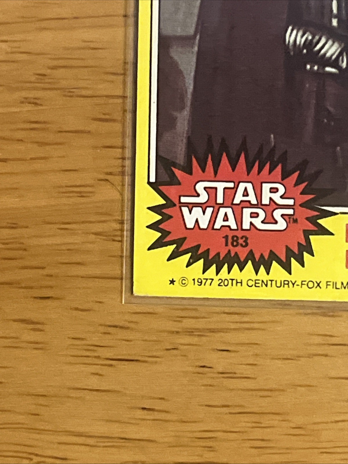 1977 Topps Star Wars DARTH VADER Rookie Card #183 Dave Prowse 🔥🔥🔥