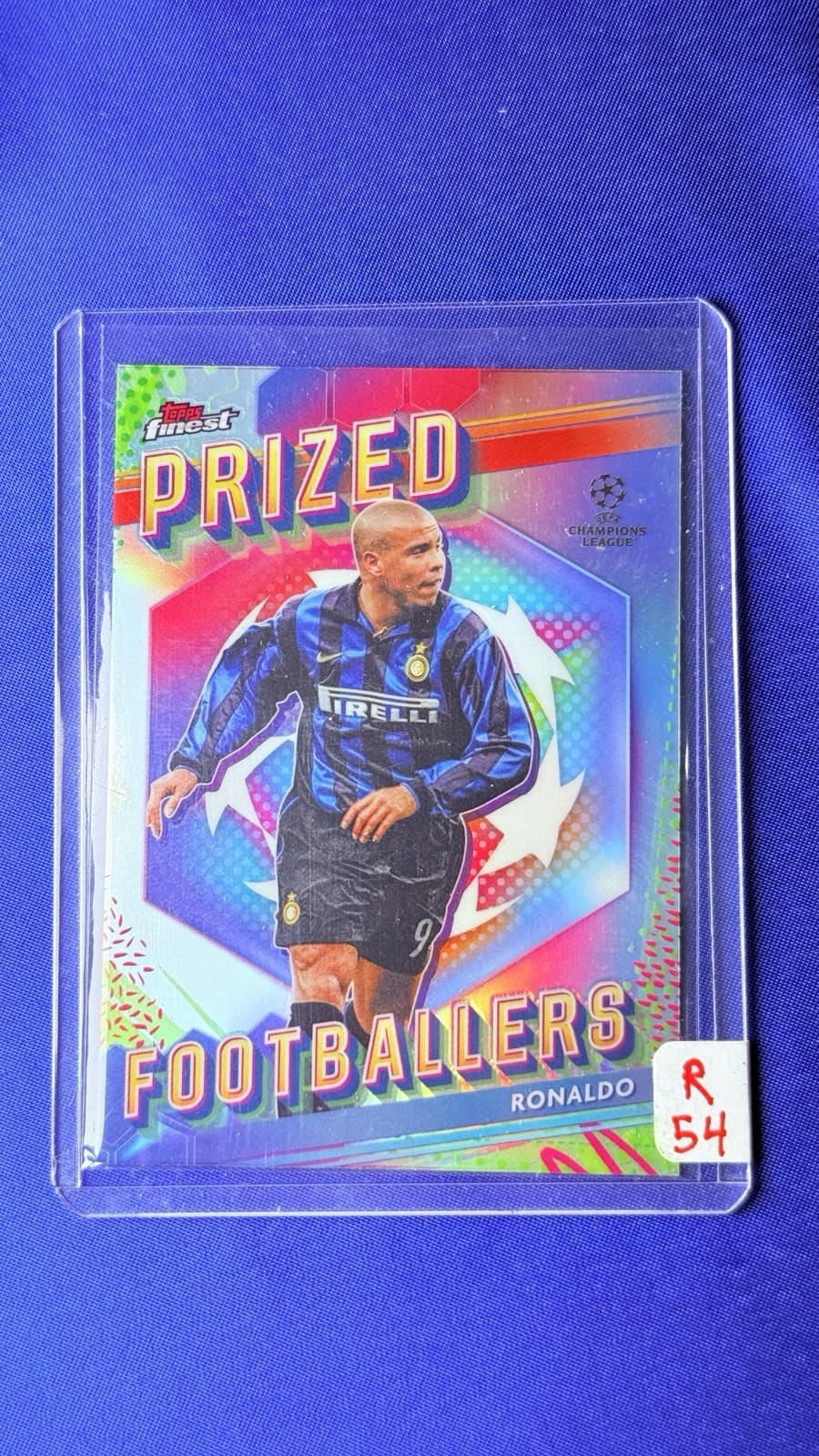 2023-24 Topps Finest UEFA RONALDO Prized Footballers PF-19 Inter Milan BRAZIL 🐐