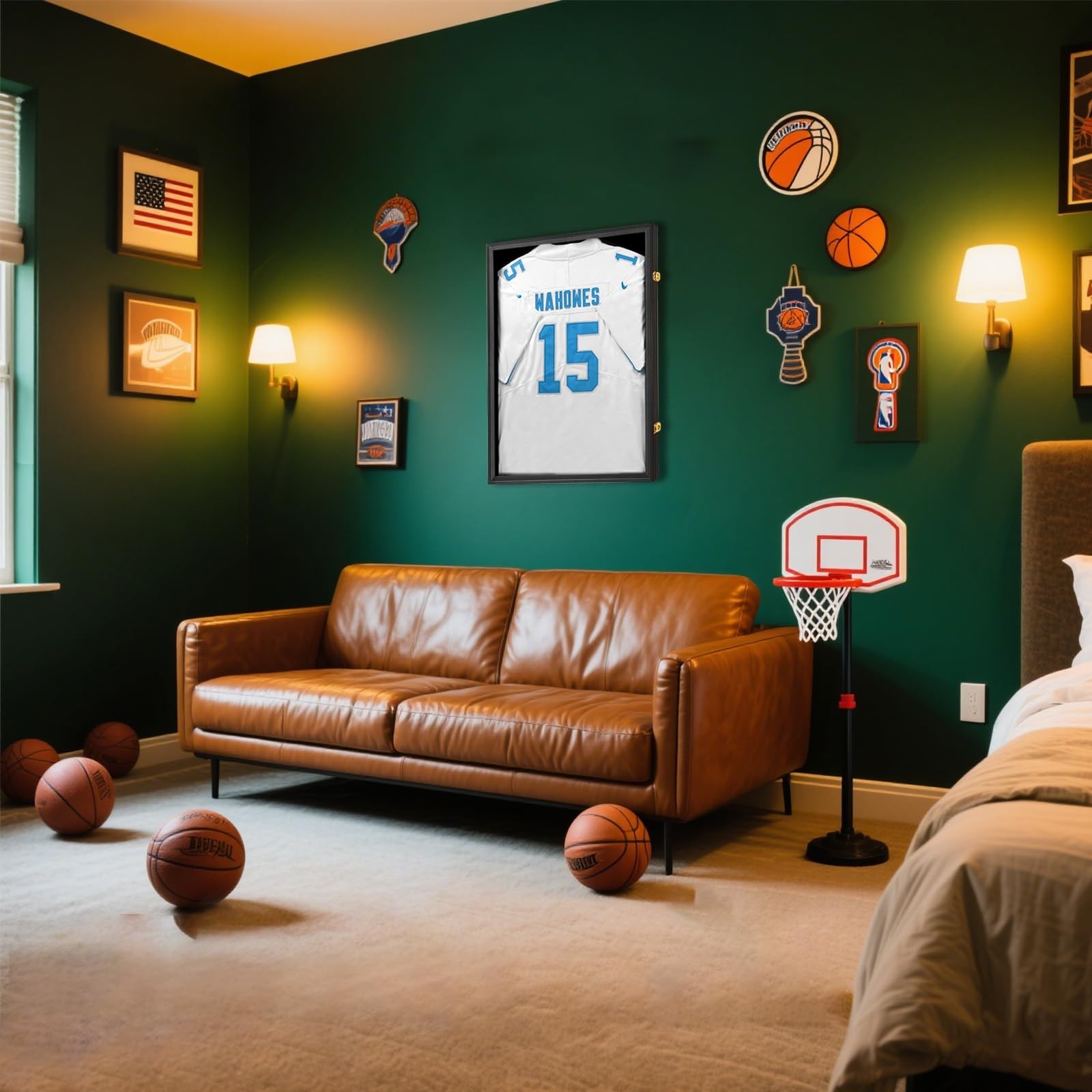 Jersey Frame Display Case for Football Baseball Basketball Jersey 3PC
