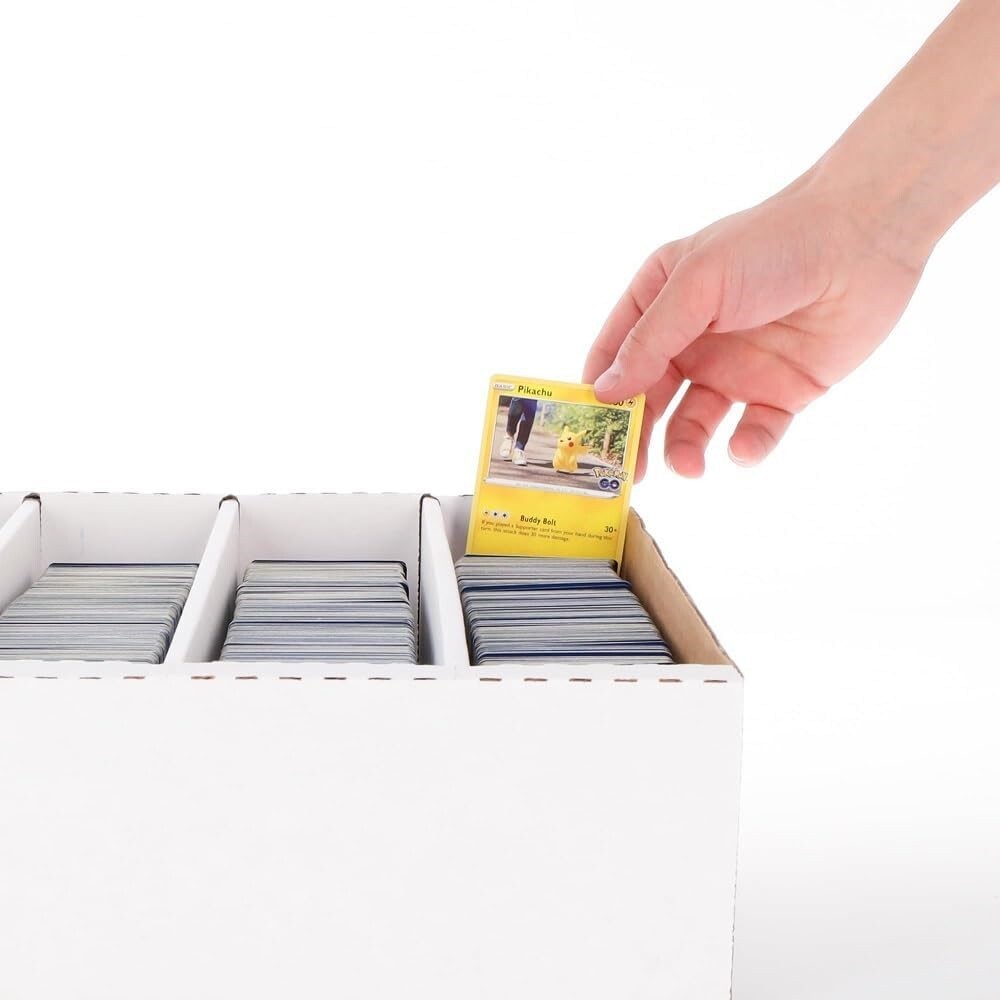 x2 BCW 3200 Cardboard Boxes Baseball Trading Card Pokemon Storage Monster Shoe