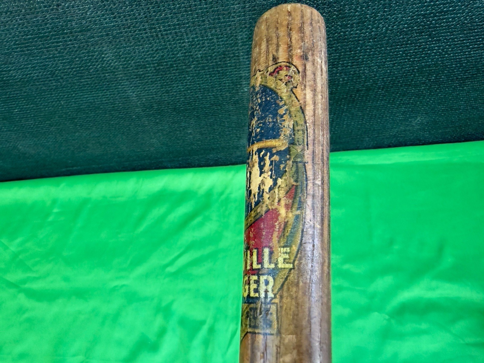Vintage 1910s Louisville Slugger Model 27 Mini Decal Bat 17.5″ Rare H&B