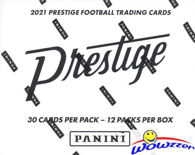 2021 Panini Prestige Football MASSIVE JUMBO FAT CELLO Factory Sealed Box-360 Crd