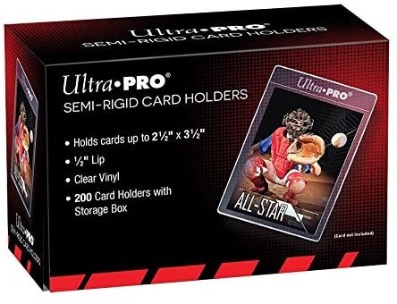 Ultra Pro Semi Rigid 1/2-inch Lip Sleeves 200ct