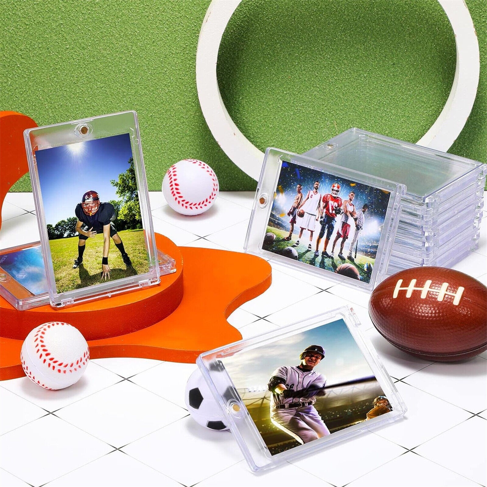 5/10/30 pcs Magnetic Card Holder for Trading Cards Protector Case Hard Baseball