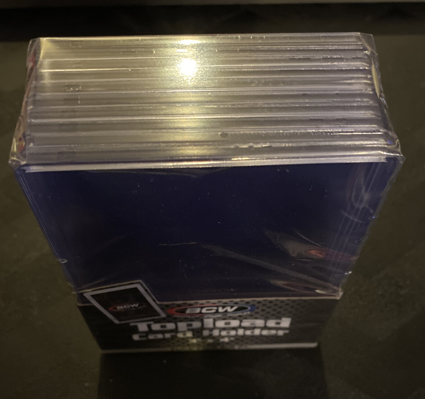 4 Packs BCW 108 Pt Thick Top Loader Card Holder – 10 Holders Per Pack – IN HAND