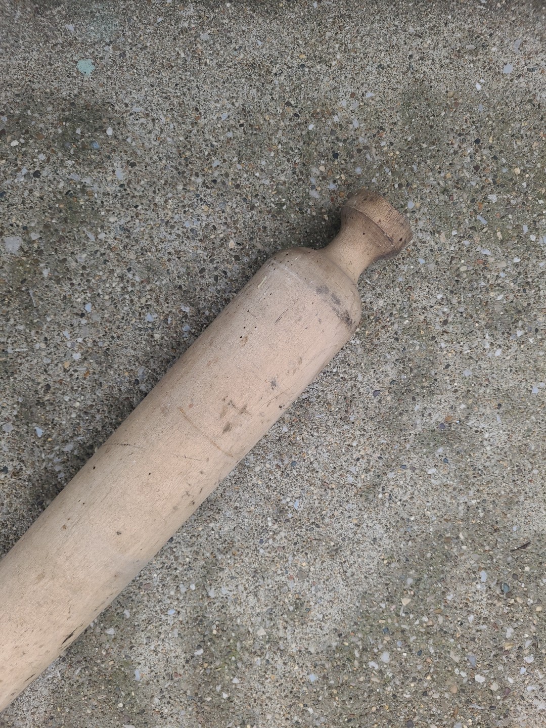 Unfinished Louisville KY Slugger Wooden Baseball Bat Set Up Pro Stock Warped Bat