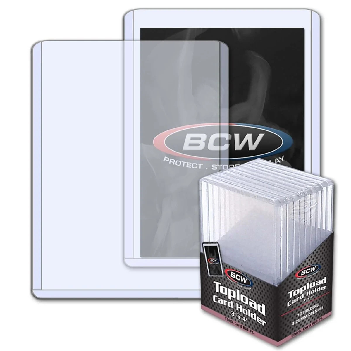 YOU PICK! BCW Top Loaders 20 35 59 79 108 138 168 197 240 360 pt & Sleeves