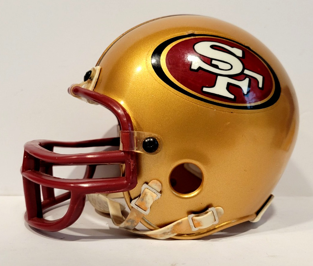 Steve Young San Francisco 49ers Sportacular Art 3.5 in Mini Helmet w/ Box