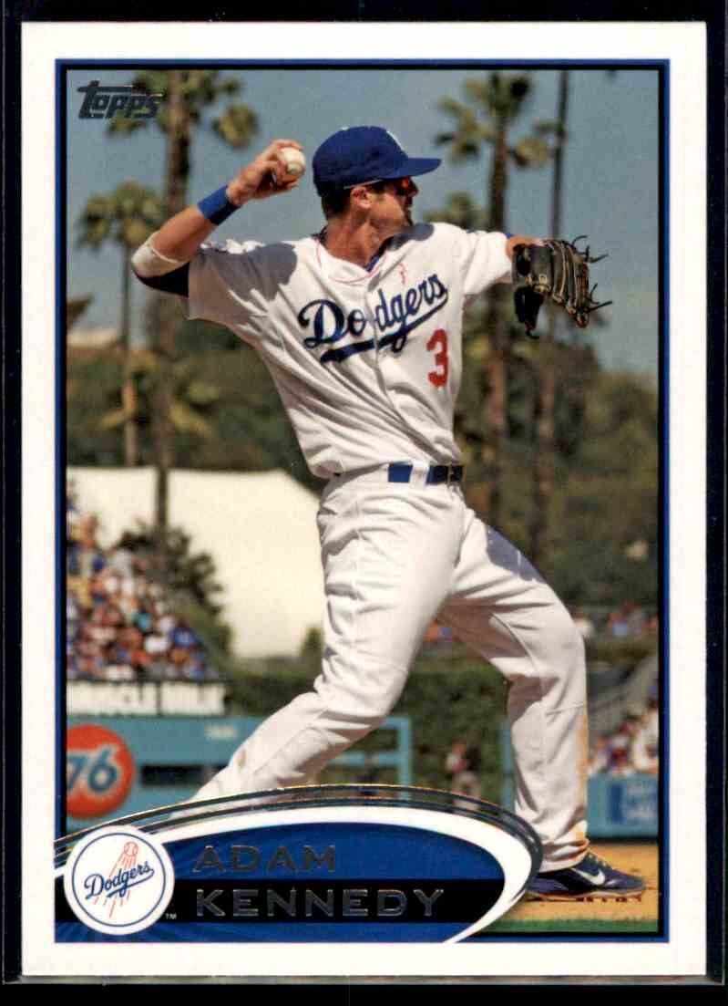 2012 Topps Update Adam Kennedy #US3 Los Angeles Dodgers