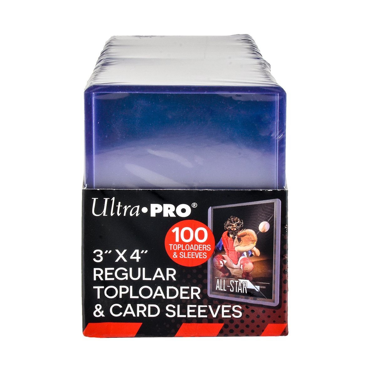 Ultra PRO Toploaders and Soft Sleeves Bundle 3×4 Inch 200 Total Card Protectors