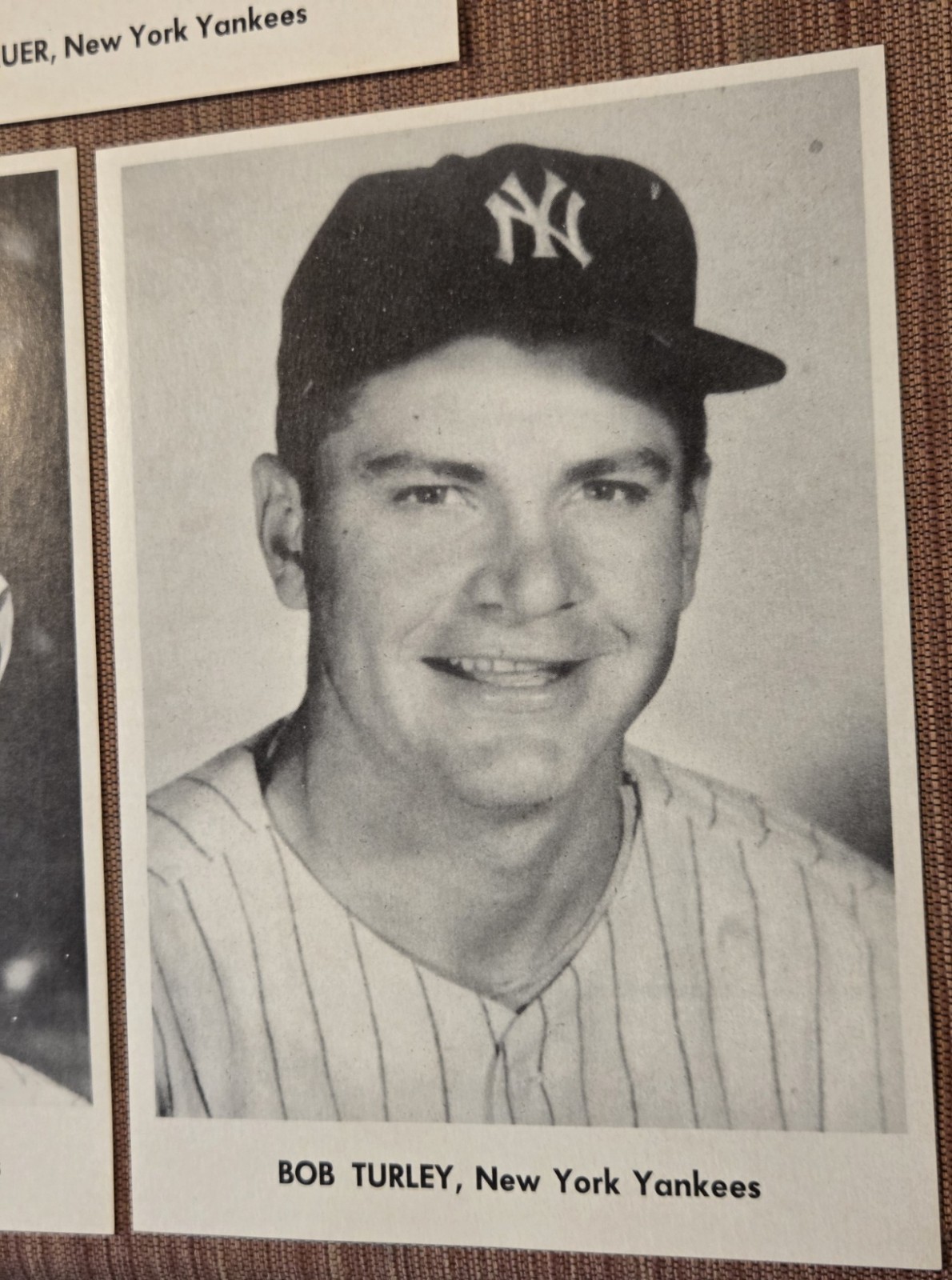 1958 Jay Publishing Yankees Hank Bauer Bobby Shantz Turley 5×7 Baseball Photos