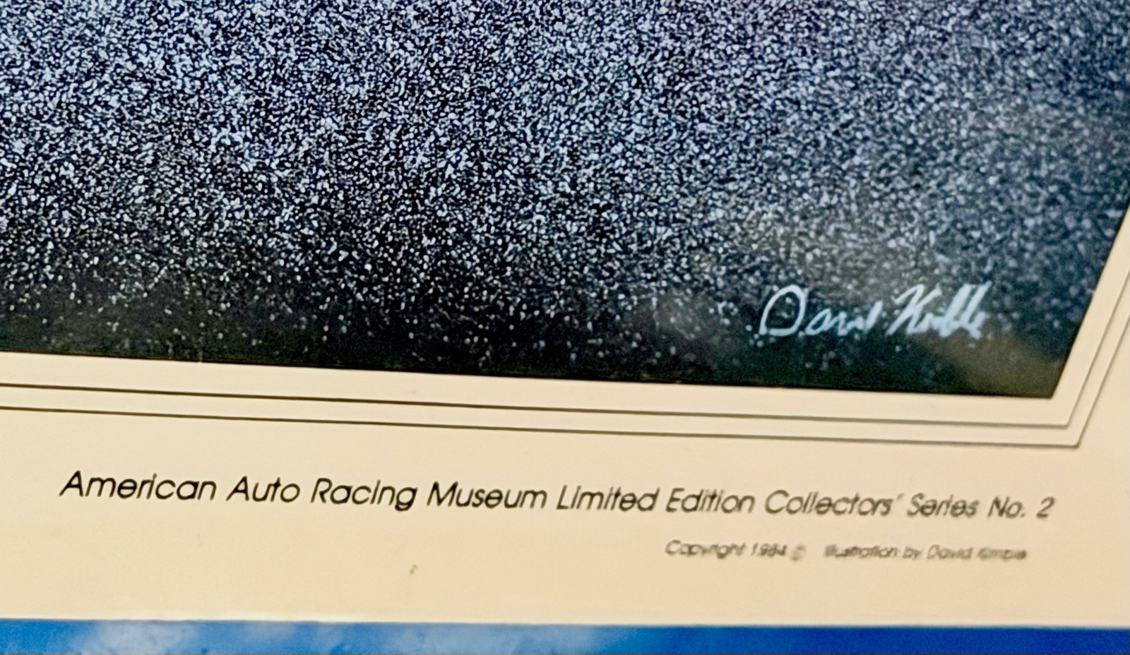 SIGNED ! David Kimball Shelby Cobra 427 S/C CUTAWAY Print AE128/750