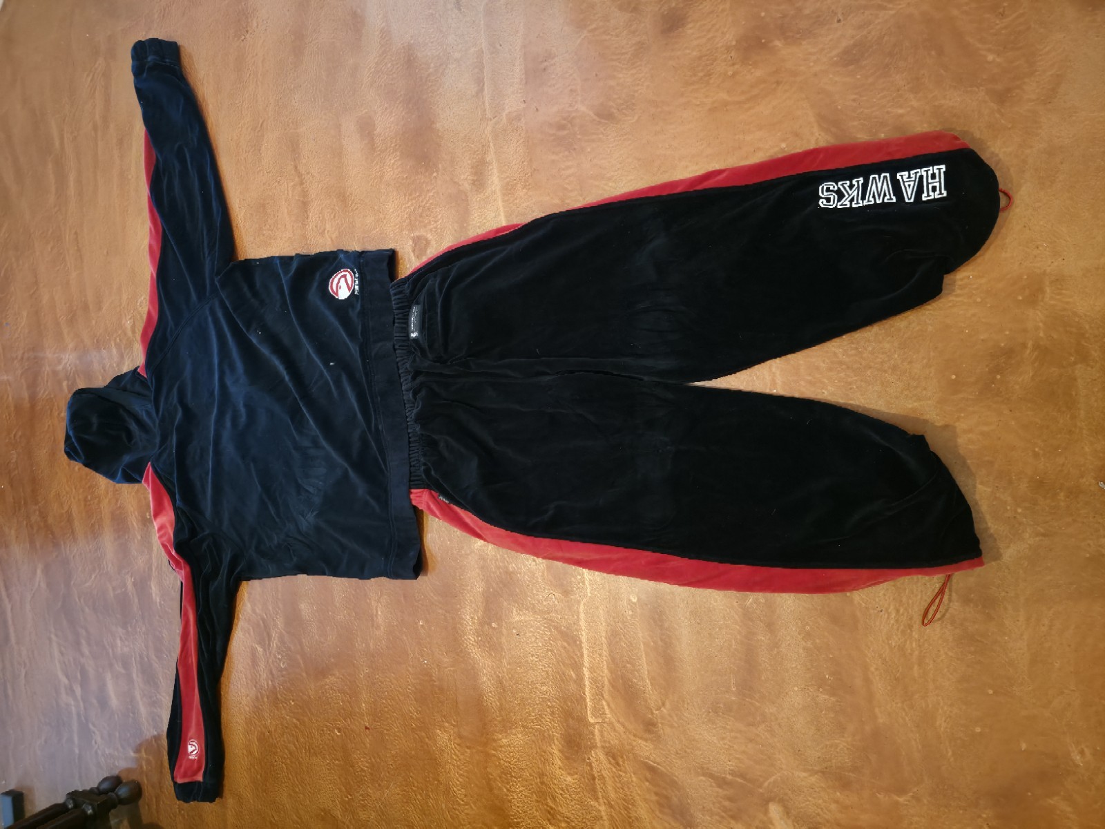Reebok NBA Hardwood classics ABA hawks Track jacket end Sweatpants 2XL