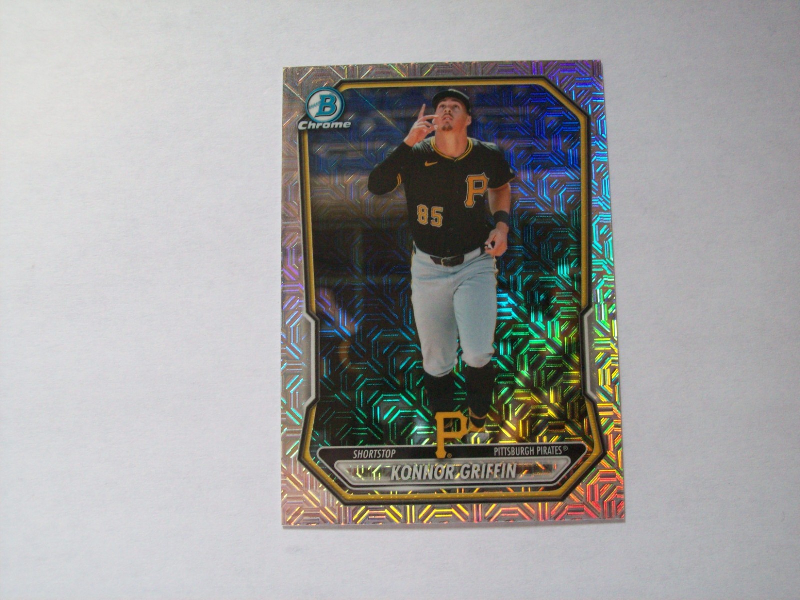 2026 Bowman Chrome Konnor Griffin Mojo Refractor Image Variation SSP #BCP-92