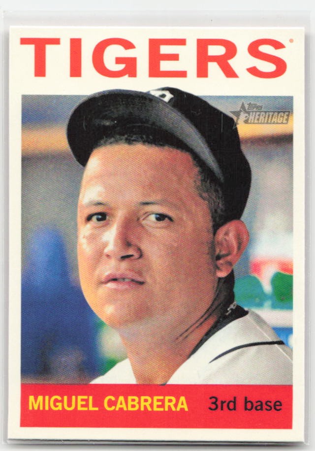 2013 Topps Heritage #426 Miguel Cabrera SP