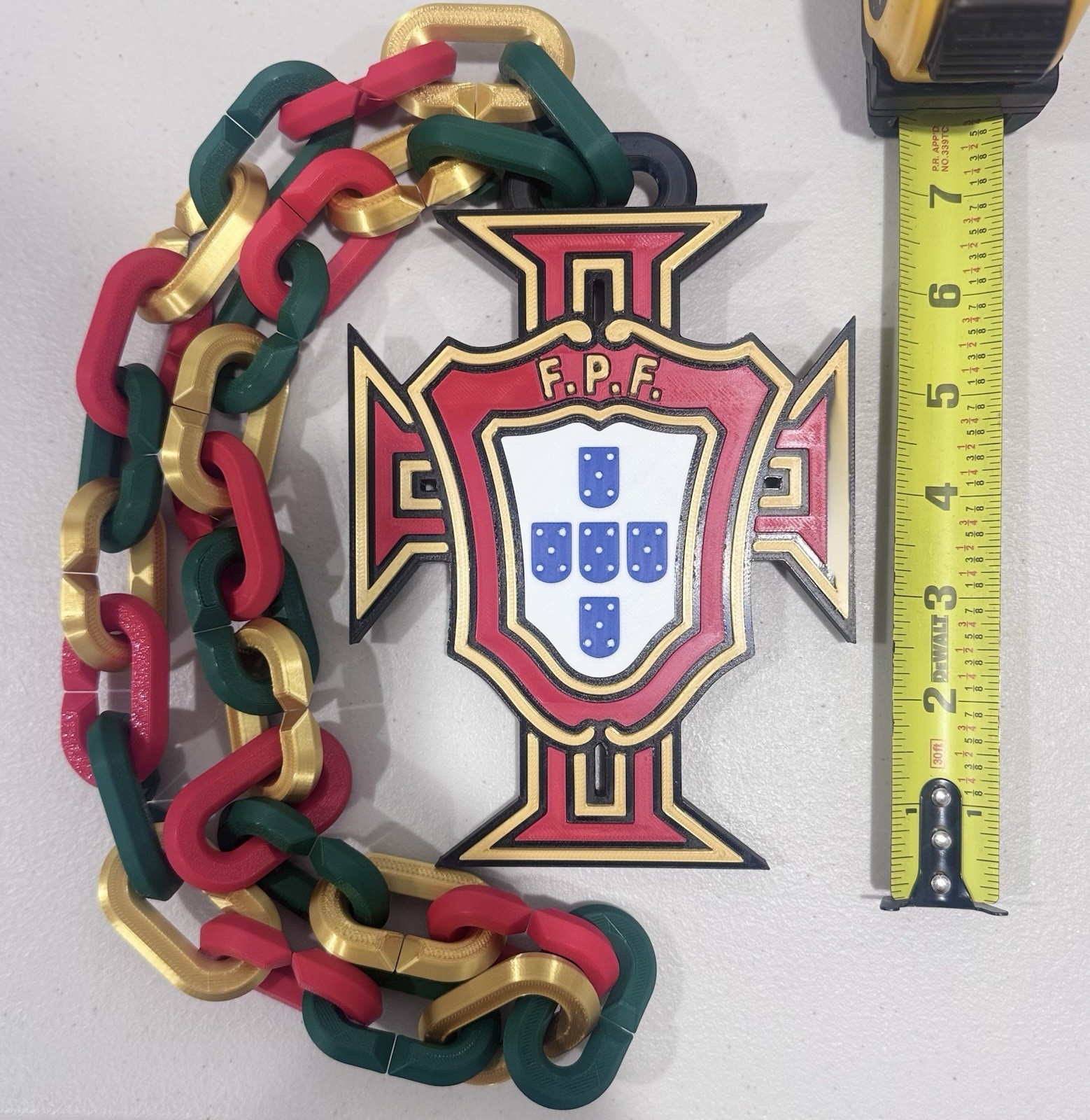 🔥🇵🇹Portugal.⚽️ World Cup Logo Pendant,Hype Chain(FAST FREE SHIPPING)