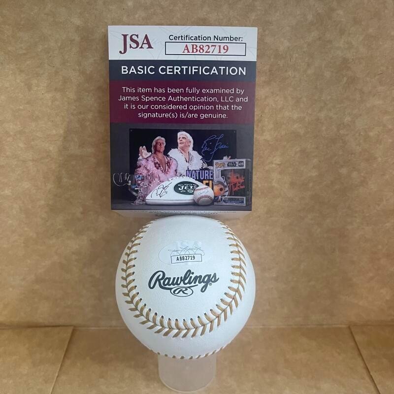 GARY PETTIS 5X GOLD GLOVE SIGNED AUTOGRAPHED GOLD GLOVE BASEBALL JSA AB82719