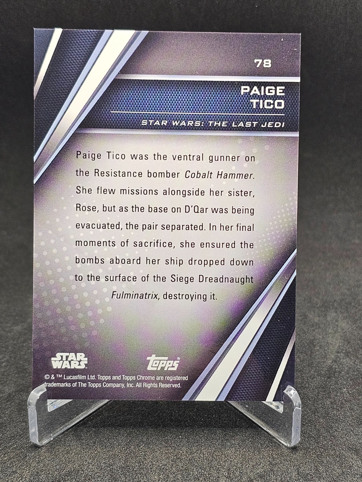 2023 Topps Chrome Black Paige Tico 34/99