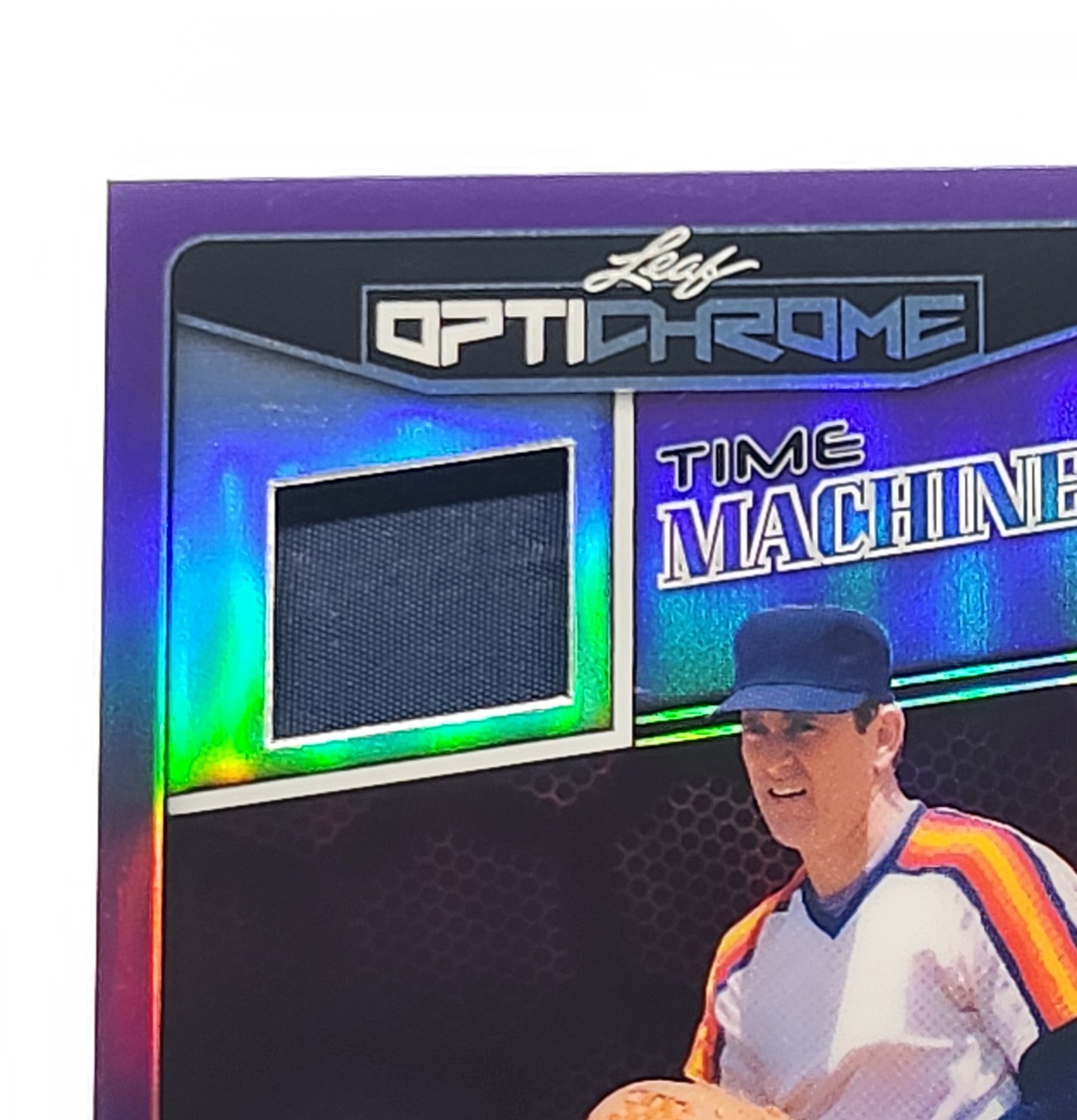 NOLAN RYAN 2025 Leaf Optichrome Time Machines PURPLE 1/1 AUTO JERSEY RELIC Astro