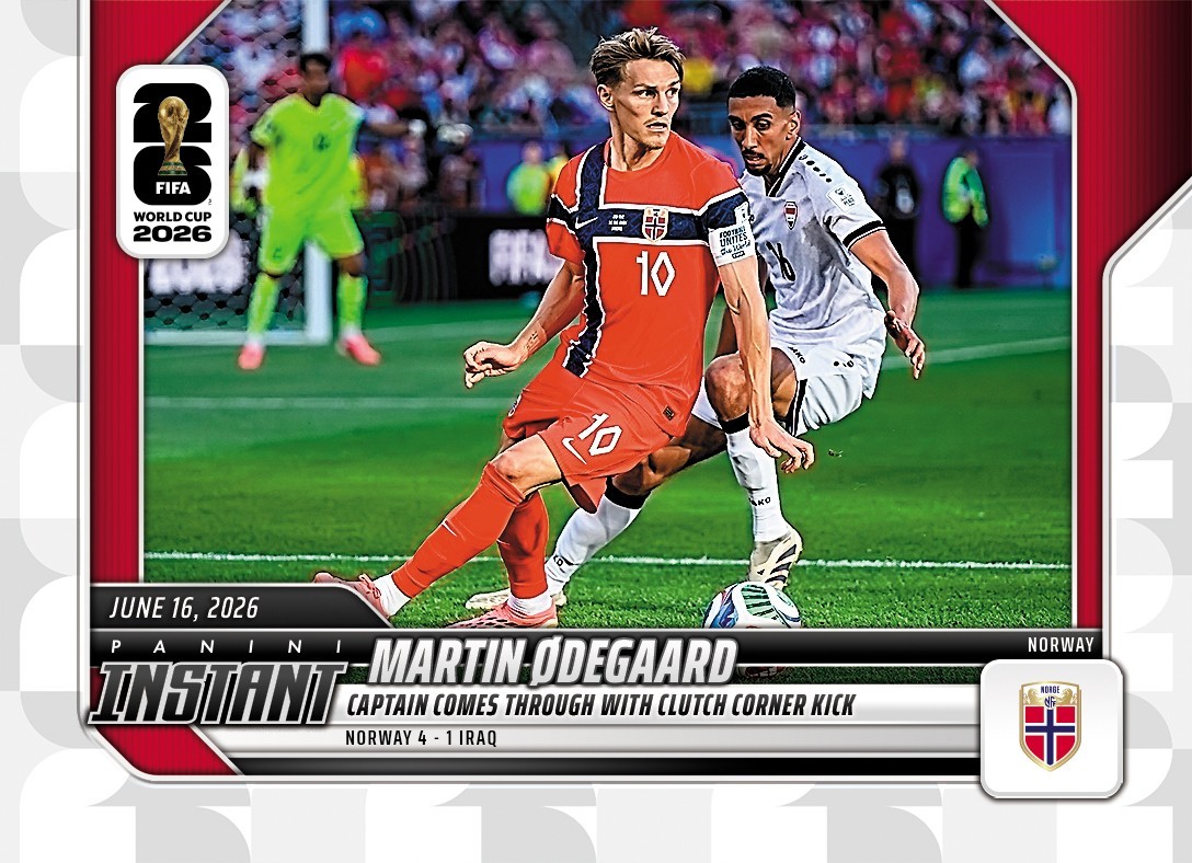 2026 Panini Instant FIFA World Cup #43 Martin Odegaard Norway PRESALE