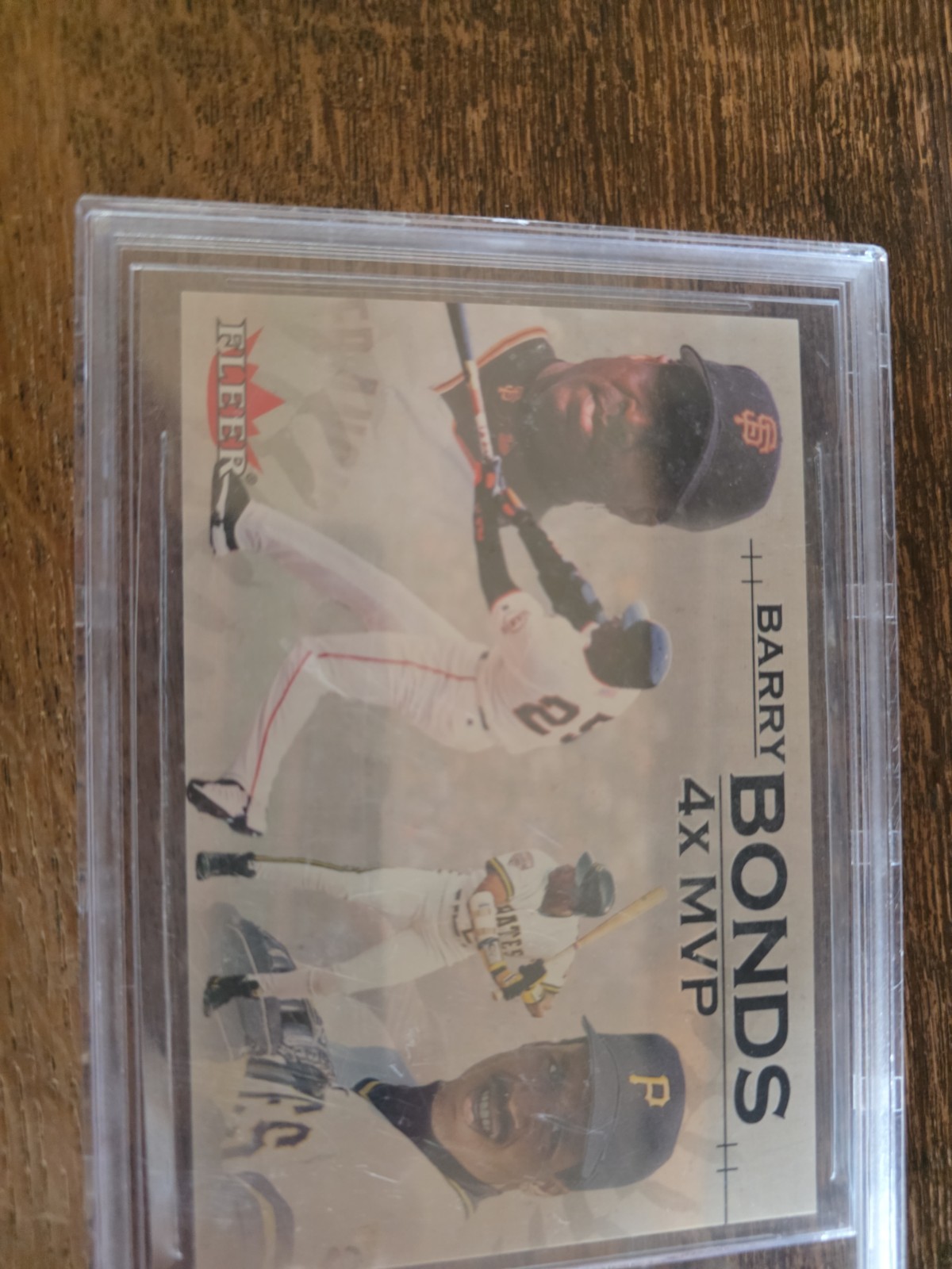 Barry Bonds 2002 Fleer Jumbo Baseball Card Four X MVP LIMITED EDITION of 5000