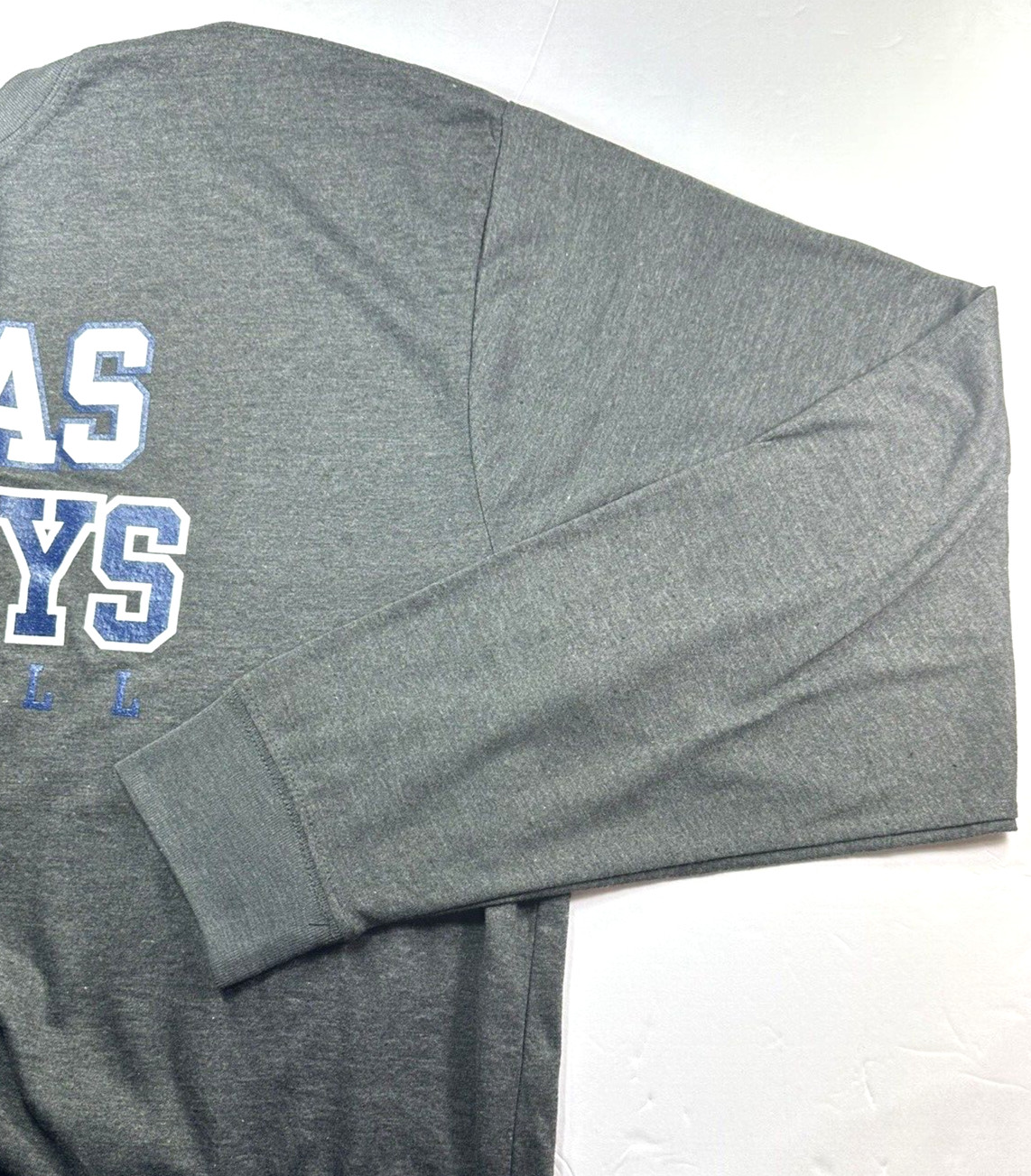 Dallas Cowboys Mens / Long Sleeve Screen Print Big & Tall Tee Shirt / Reg $45