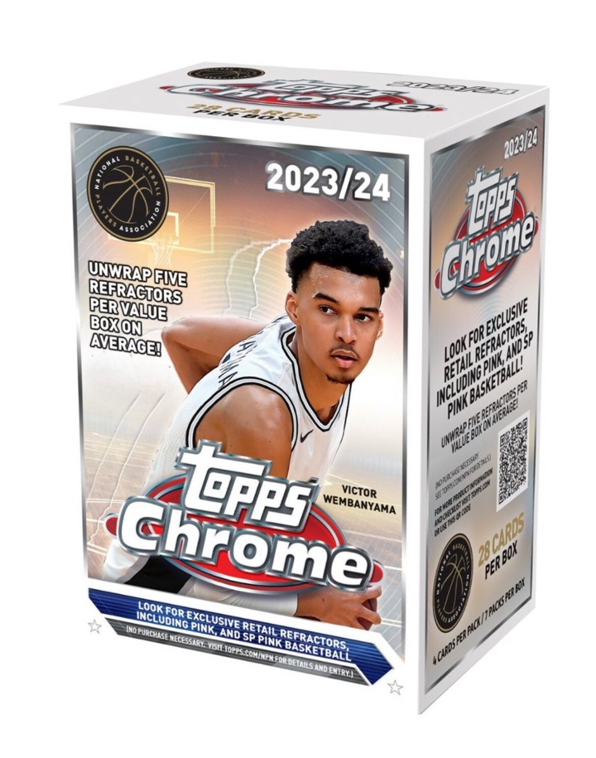 2023-2024 Topps NBA Chrome Basketball Blaster Box