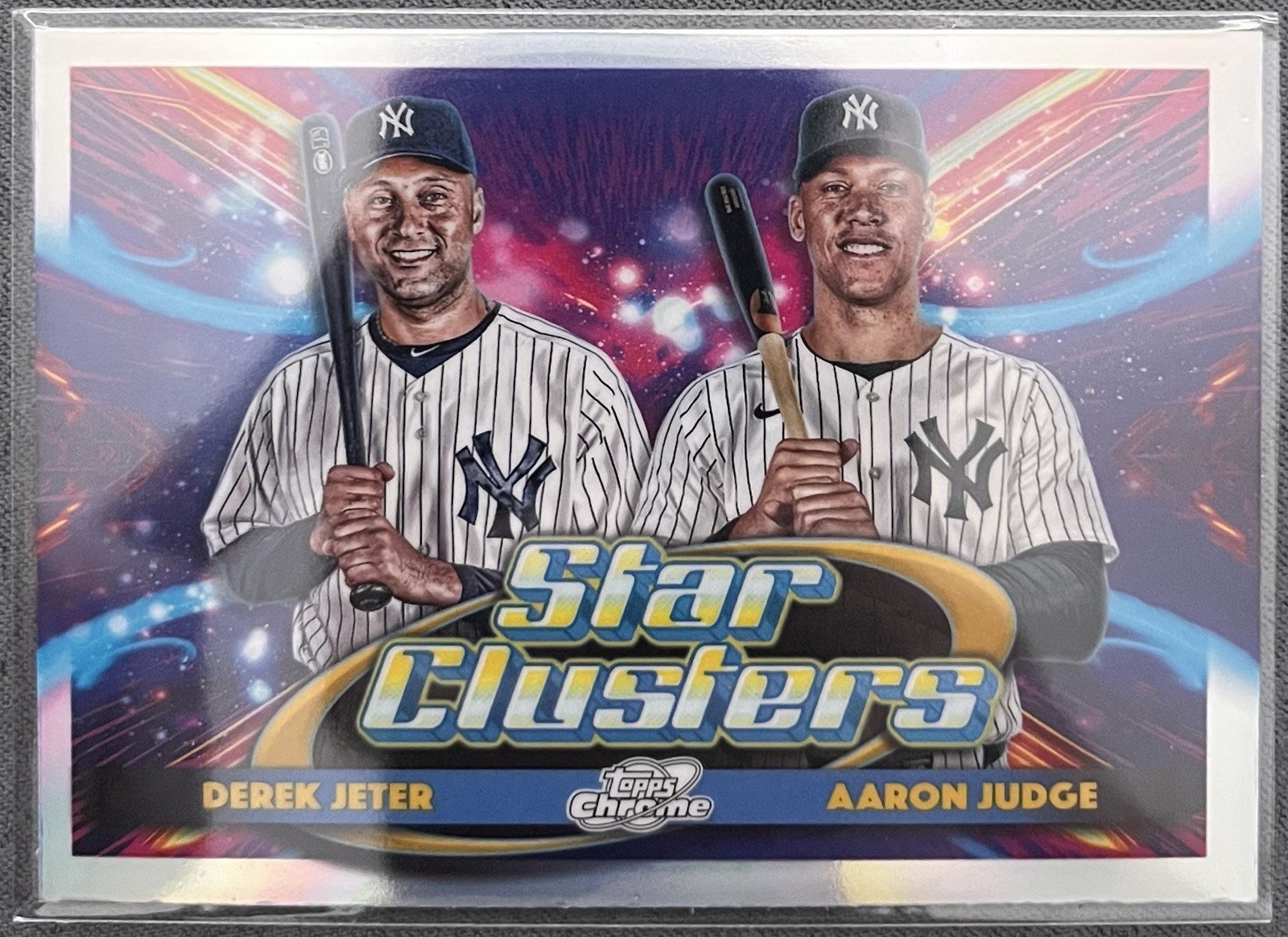2025 Topps Cosmic Chrome – Star Clusters Derek Jeter, Aaron Judge #DSC-1