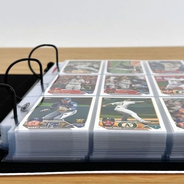 20 BCW 9 Pocket Trading Card Pages Top Loading Long Term Storage Card Album Page