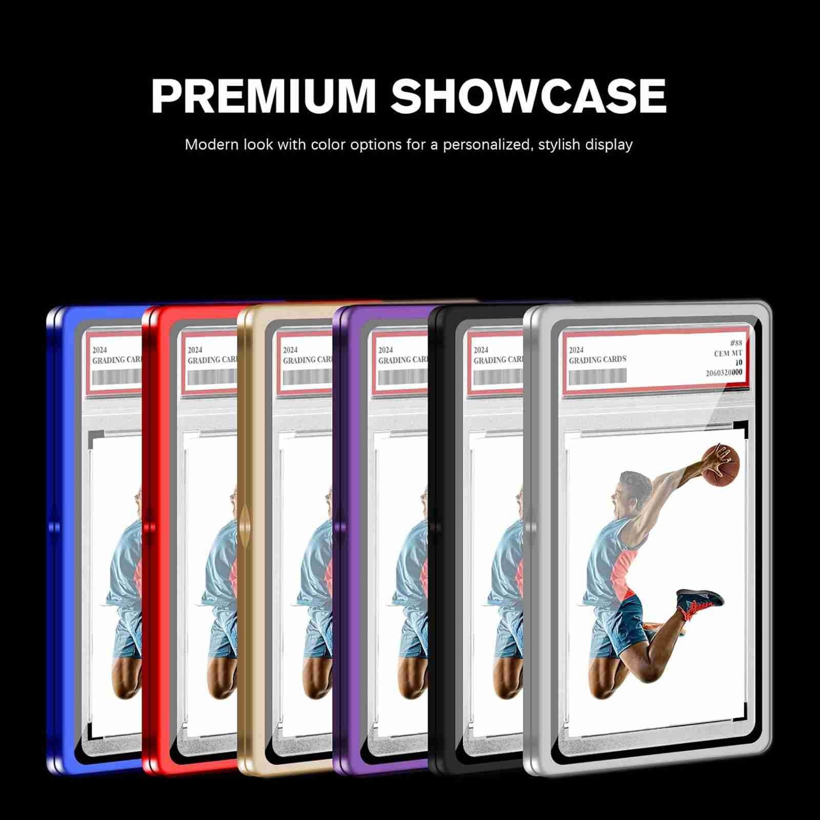 1-5PCS for PSA Slab Graded Trading Cards Protector Holder Magnetic Case Display