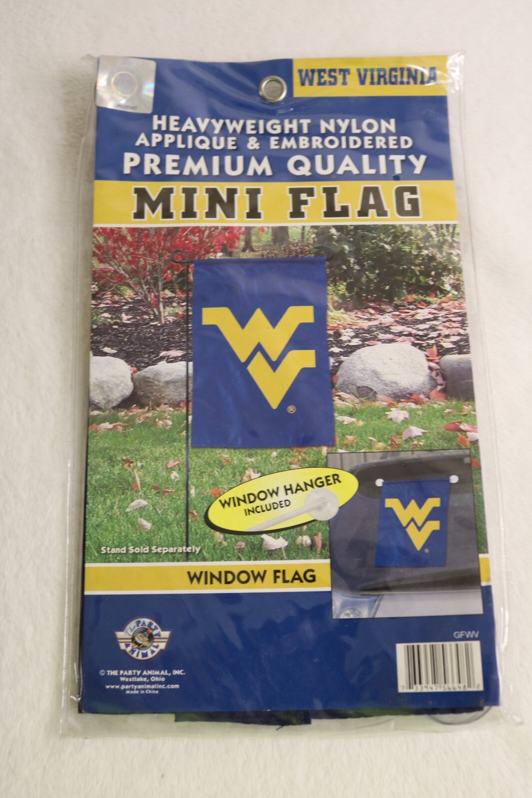 WEST VIRGINIA MOUNTAINEERS PREMIUM MINI GARDEN FLAG 15 X 10.5 New In Package