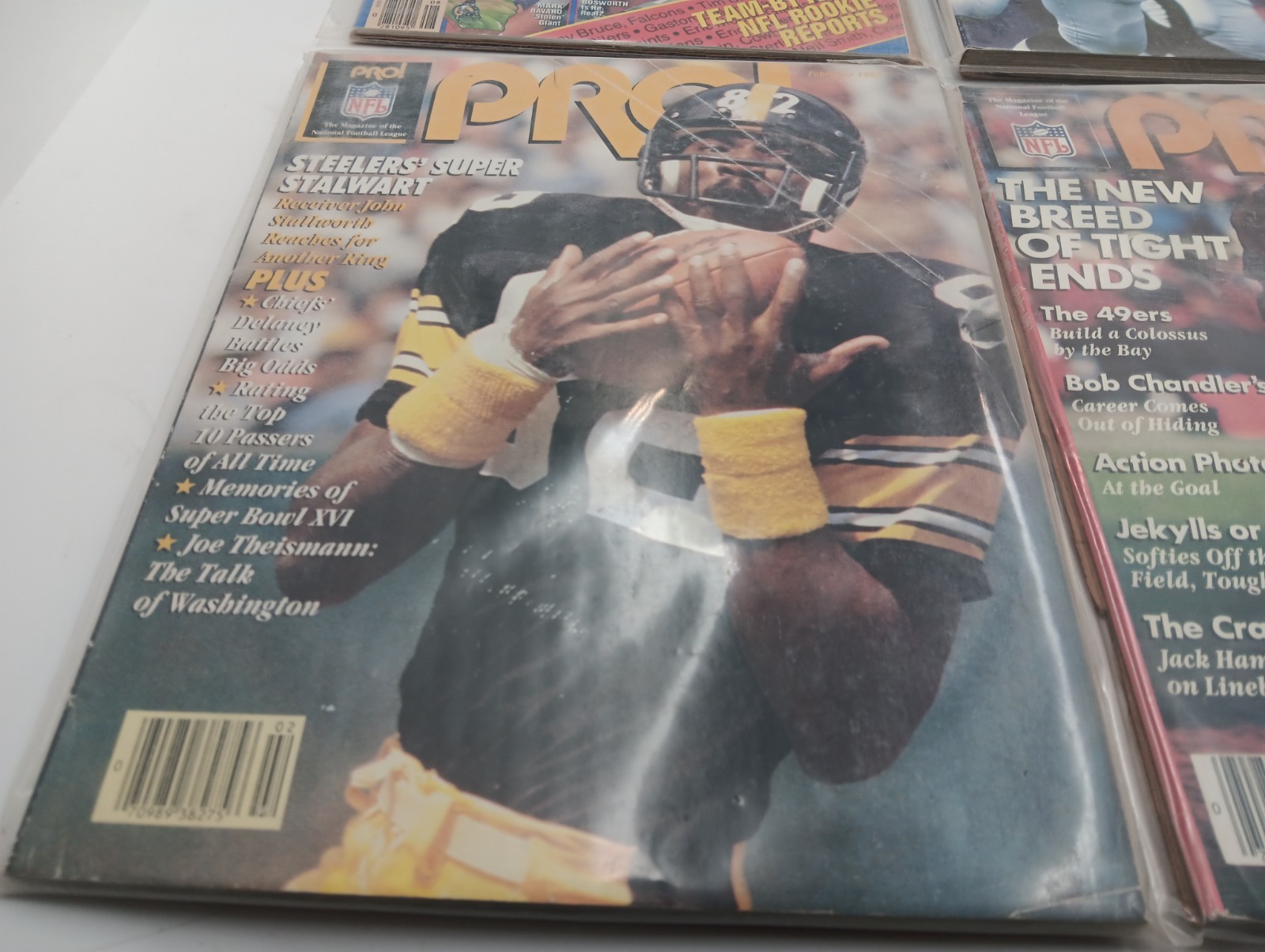 Lot of 4 1988 1982 1983 1988 Athlon’s Pro Football Annual Magazine Inside Sports