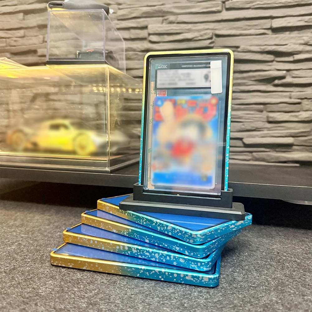 1-10PCS Magnetic Metal Slabs Protector Case Stackable for PSA & CGC Graded Cards