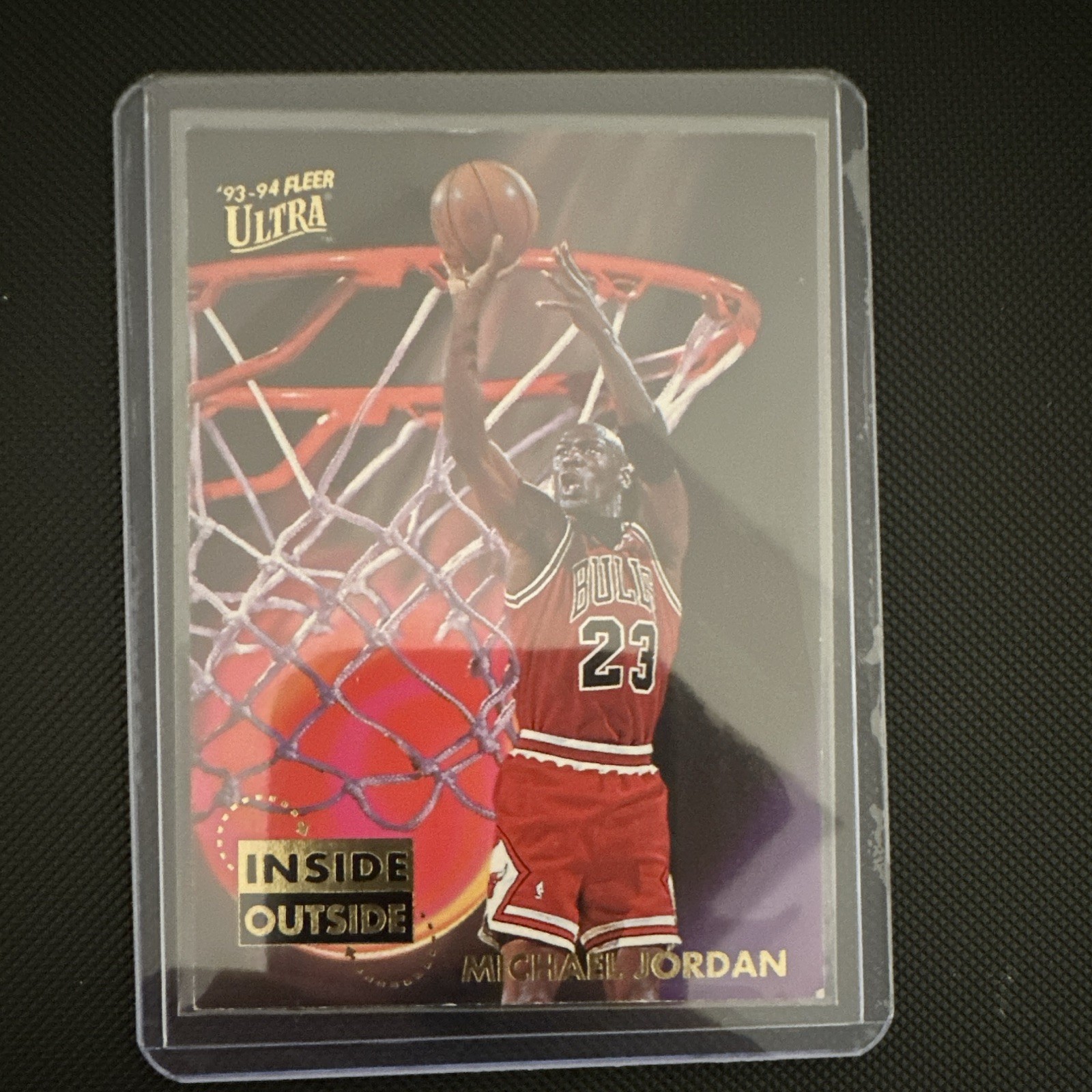 Fleer Ultra 1993-94 Inside Outside Insert Michael Jordan #4 Chicago Bulls