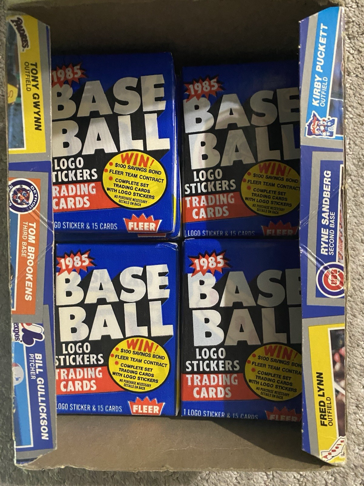 20 Lot 1981-1986 Baseball Card Packs. TOPPS, DONRUSS, Fleer. These Are Valuable