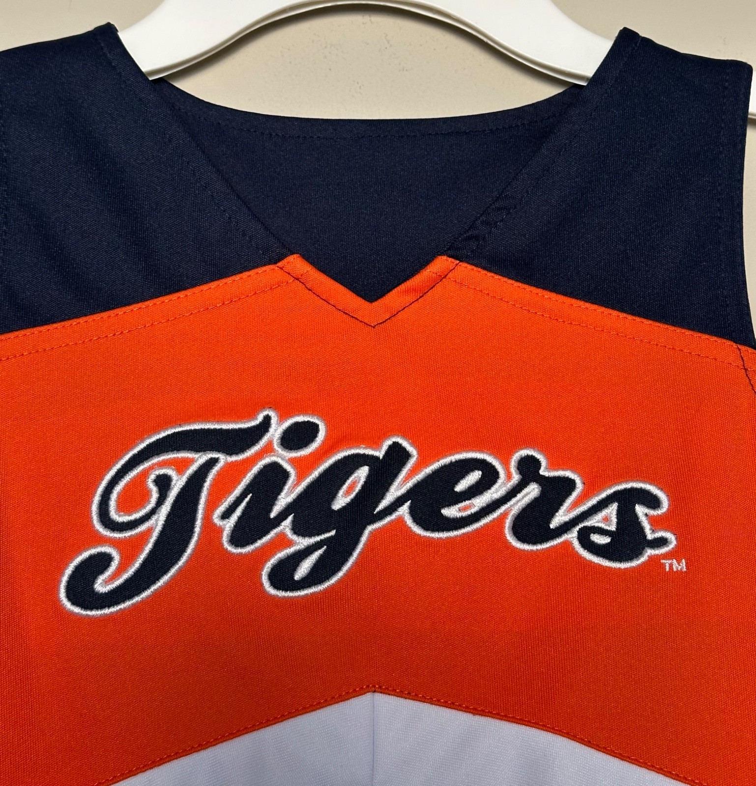 Auburn Tigers Cheerleaders Outfit Size Large 6X Kids Girls 1 Piece AU Dress