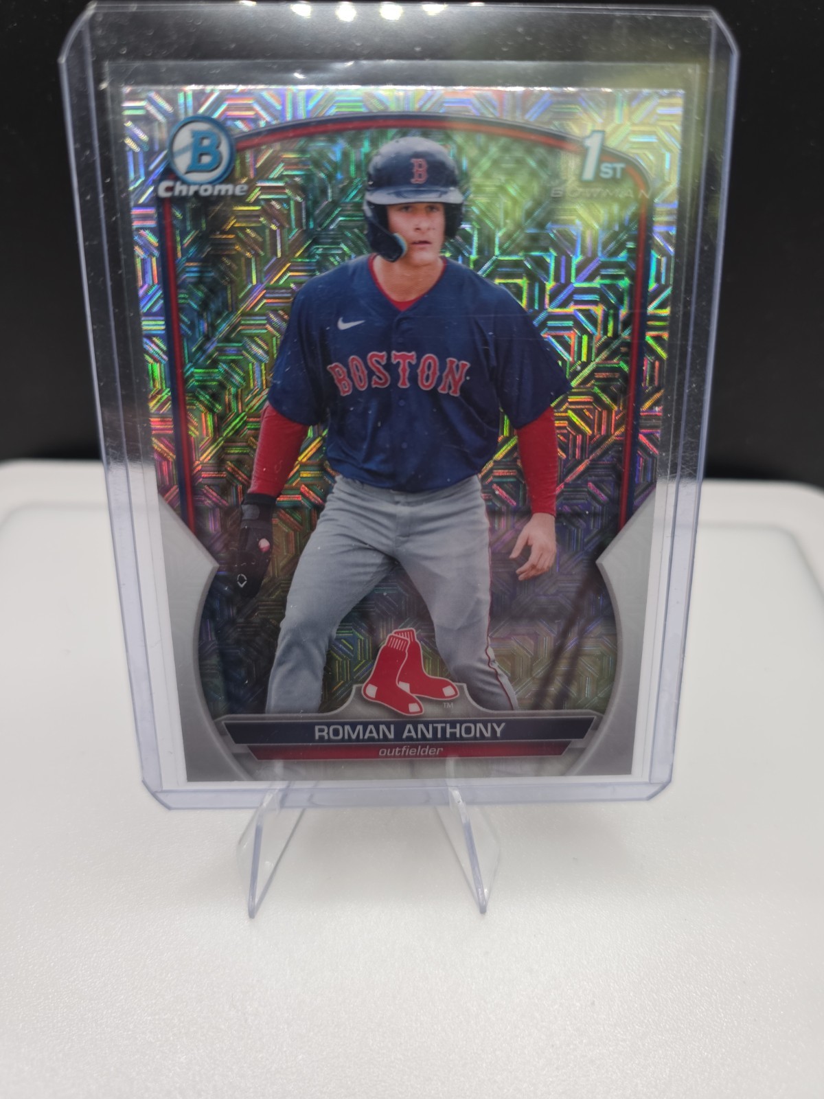 2023 Bowman Chrome Roman Anthony 1st Mega Box Mojo Refractor #BCP-71 Red Sox