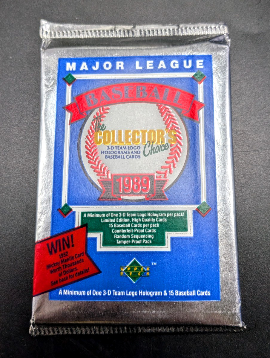 1989 Upper Deck Baseball High Series Unopened Packs ONE PACK Ken Griffey Jr RC