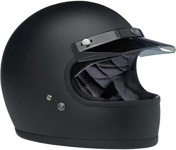 3 Snap Moto Visor Universal Fit for Helmets | Motocross Retro Vintage Modern Sty