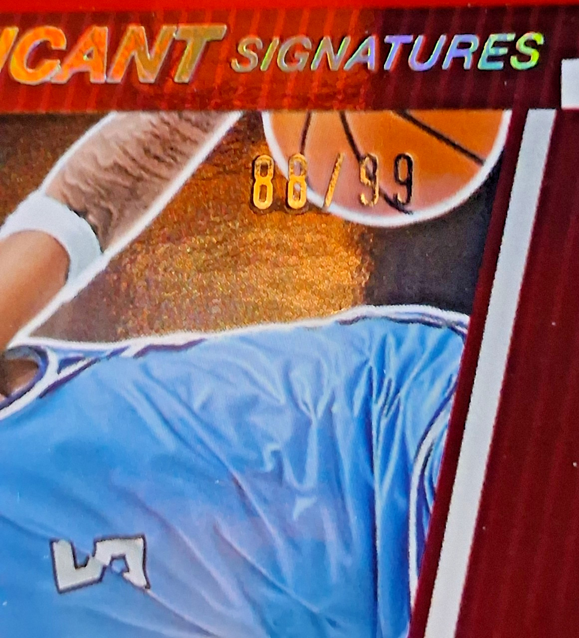 2025-26 Donruss Basketball NIL Significant Signatures Red Darius Acuff Jr #88/99