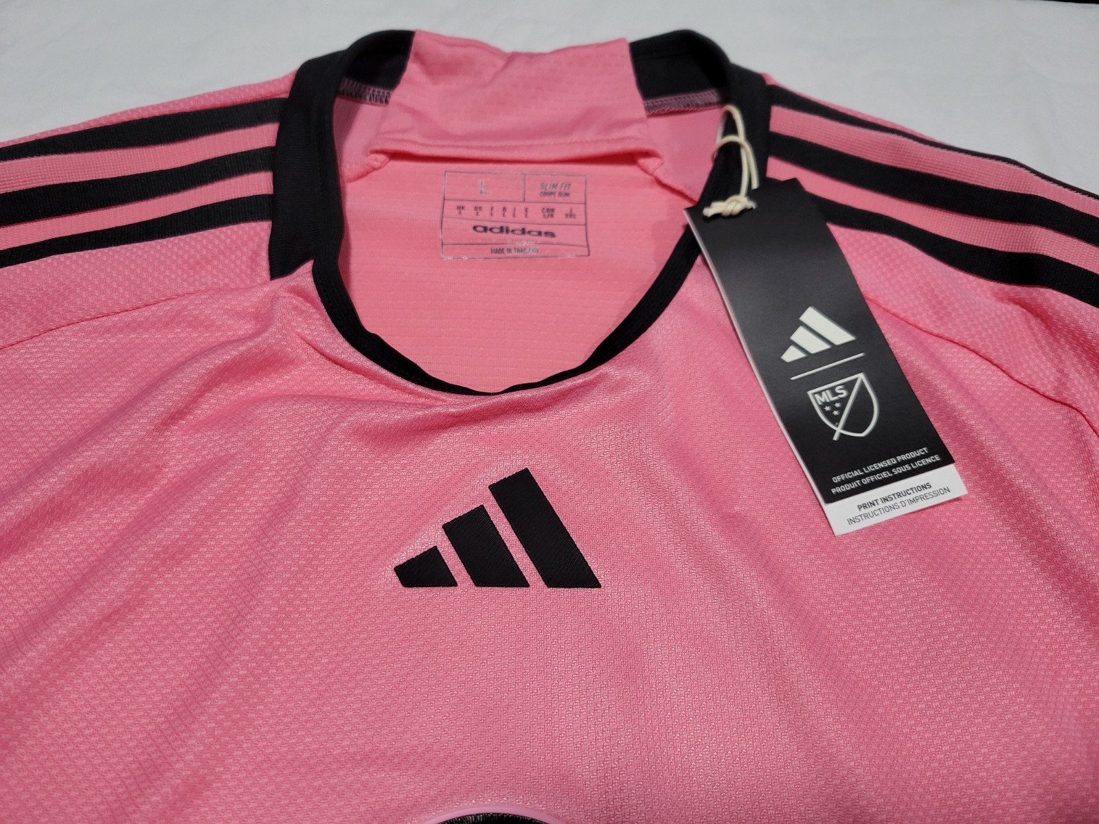 Adidas Official Mens Inter Miami CF Home Authentic Jersey IU0189 Footbal Soccer