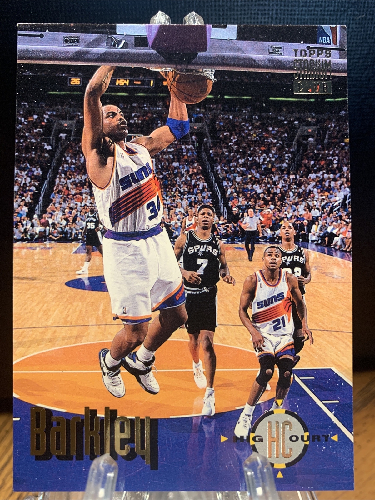 Charles Barkley 1993 Topps Stadium Club High Court #177