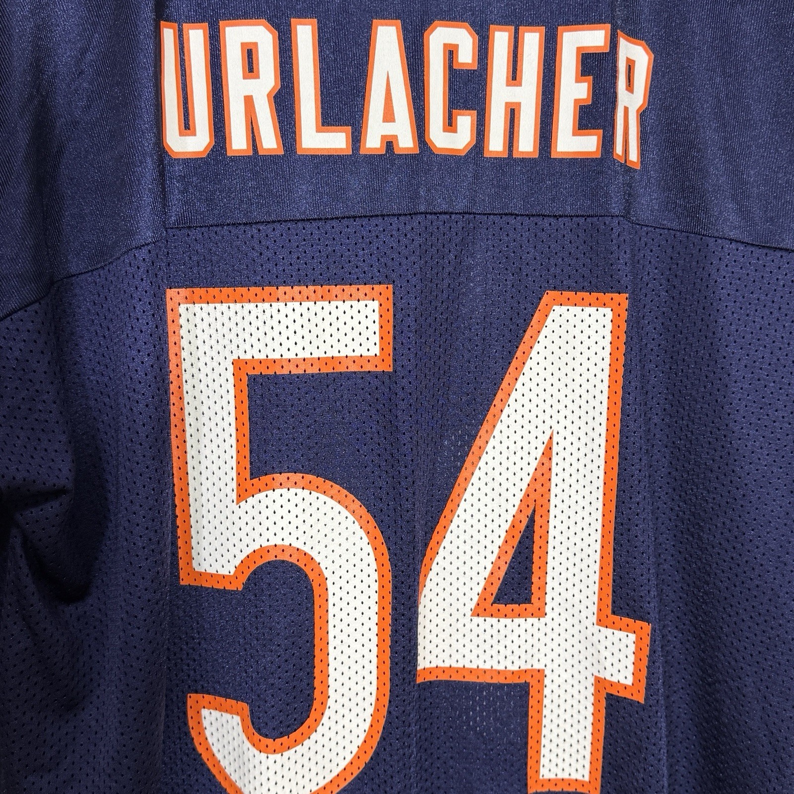 Chicago Bears Brian Urlacher Reebok Jersey Men’s XL NFL Super Bowl XLI #54 NWOT